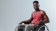 Man in Wheelchair Smiling Confidently