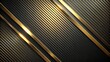 Abstract black and gold Lines modern luxury pattern background with glitter effect