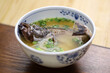 Miso soup with Kasago rockfish, Japanese traditional cuisine