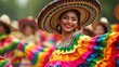 © sergiokat - Portrait of Mexican Woman in Cinco de Mayo