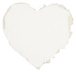 PNG White heart shape ripped paper backgrounds white background textured