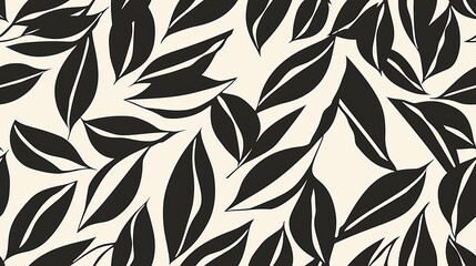 Sticker - Simplistic leaf pattern