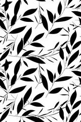 Sticker - Simplistic leaf pattern