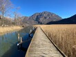 Friuli - Lago dei tre comuni (lago di Cavazzo) e monte San Simeone