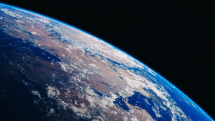 Wall Mural - planet earth. universe and planet. 3d-rendering.