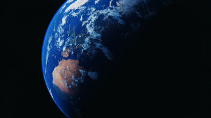 Wall Mural - planet earth. universe and planet. 3d-rendering.