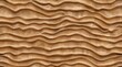 seamless texture of corrugated cardboard with a wavy, ridged surface and a brown color
