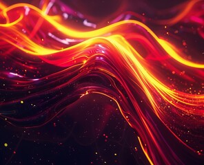 Canvas Print - abstract fire background.