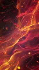 Canvas Print - abstract fire background.