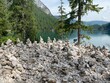 Trentino Alto Adige - Lago di Braies (ometti di pietra)