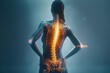 © Alina - Highlighted lower back pain