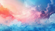 Soft watercolor abstract background, cloud painting style wallpaper