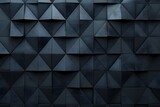 Fototapeta Przestrzenne - Polished, Semi gloss Wall background with tiles. Triangular, tile Wallpaper with 3D