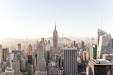 Fototapeta Miasta - New York aerial view Empire State Building