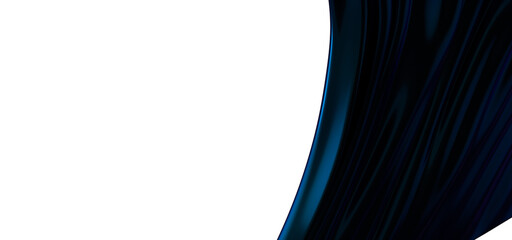 Aufkleber - Creative Abstract technology blue background with 3d concept. abstract particles blue wave minimalist