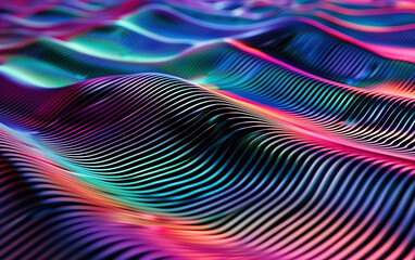 Wall Mural - Abstract sythwave background