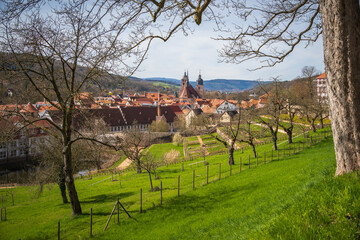 Wall Mural - Blick auf die Stadt Schmalkalen