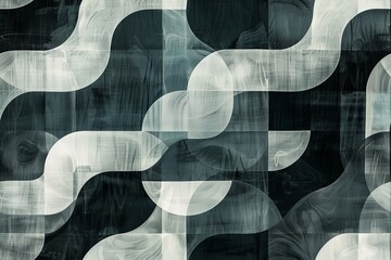 Wall Mural - Simplistic abstract pattern