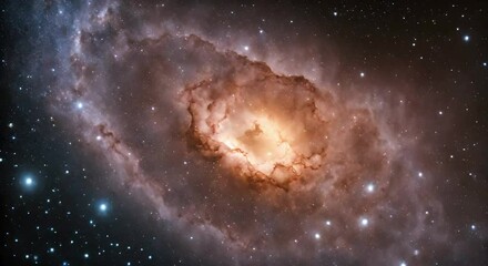 Wall Mural - Cosmic Nursery: Swirling Gases and Emerging Protostars Loop