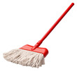 PNG Mop cleaning broom white background.