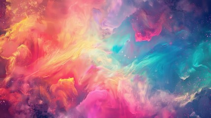 Wall Mural - A Vibrant Multicolored Background, Hd Background Images