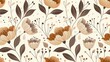 Design An Elegant Pattern Featuring Brown, Hd Background Images