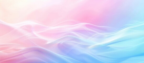 Canvas Print - Soft Gradient background, colorfully blended. Vibrant Gradient Background with a gentle wave of colors. A blurred blend of blue and pink hues depicts a summer and spring essence.