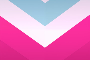 Poster - Abstract pink and blue geometric heart background illustration