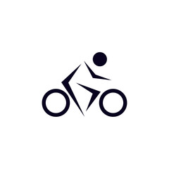 Poster - Bicycle sport ride logo design