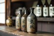 Bottle of Japanese sake