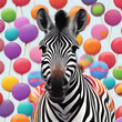 zebras in the zoo, whimsical, ai