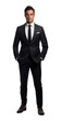 © Rawpixel.com - PNG Portrait standing tuxedo adult.