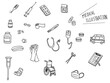 © S.drawing - 医療関連イラストセット（線画）