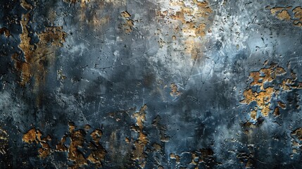 Wall Mural - Grunge background featuring dark metallic texture with markings