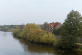 Fototapeta Konie - Polessky Canal in the Kaliningrad region