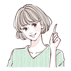 女性・女の子のイラスト素材