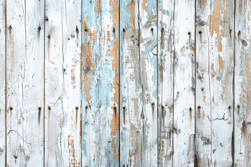  Top view old wood pastel white wall background.
