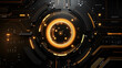 Gears of glory futuristic chronicles unveiled Future Technology on a black background
