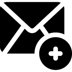 Sticker - add mail icon