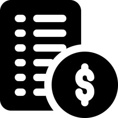 Sticker - invoice icon