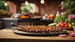Kabab Grilled meat skewers, often served with rice or flatbread