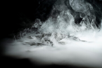 Poster - Swirly white smoke