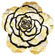 PNG  Rose shape ripped paper white background inflorescence confectionery
