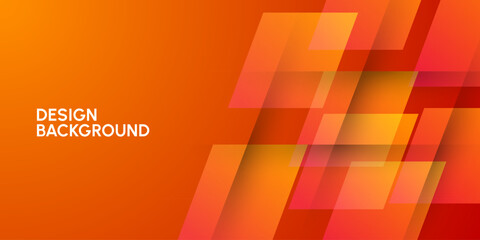 Wall Mural - Dynamic vibrant colorful gradient orange background