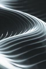 Poster - Abstract background with a 3D surface. Hi-tech futuristic. Materials Science. Background image. Created with Generative AI technology.