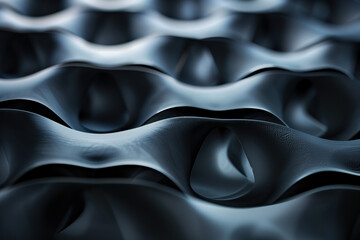 Poster - Abstract background with a 3D surface. Hi-tech futuristic. Materials Science. Background image. Created with Generative AI technology.