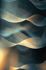 Poster - Abstract background with reflections and caustics. Hi-tech. Futuristic background image. Created with Generative AI technology.
