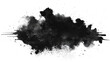 Abstract watercolor brush splash, dark black color, grunge texture, pastel watercolor painting element