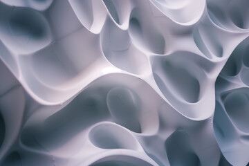 Poster - Abstract background with a 3D surface. Hi-tech futuristic. Materials Science. Background image. Created with Generative AI technology.