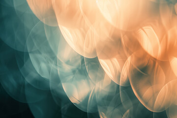 Poster - Abstract background with reflections and caustics. Hi-tech. Futuristic background image. Created with Generative AI technology.